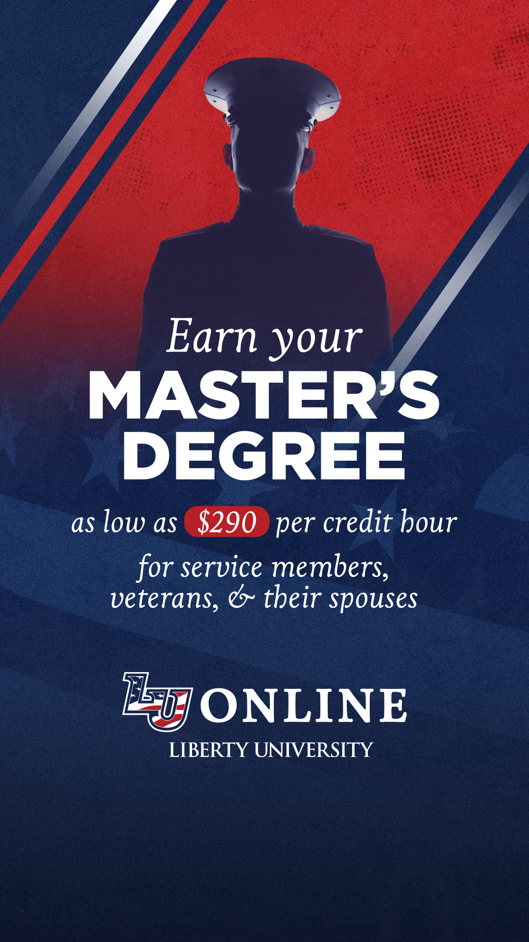 Liberty University Online Programs Facebook ad