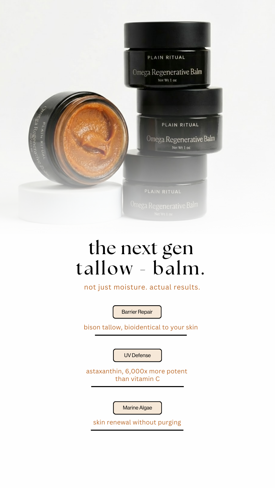 Plain Ritual Facebook ad