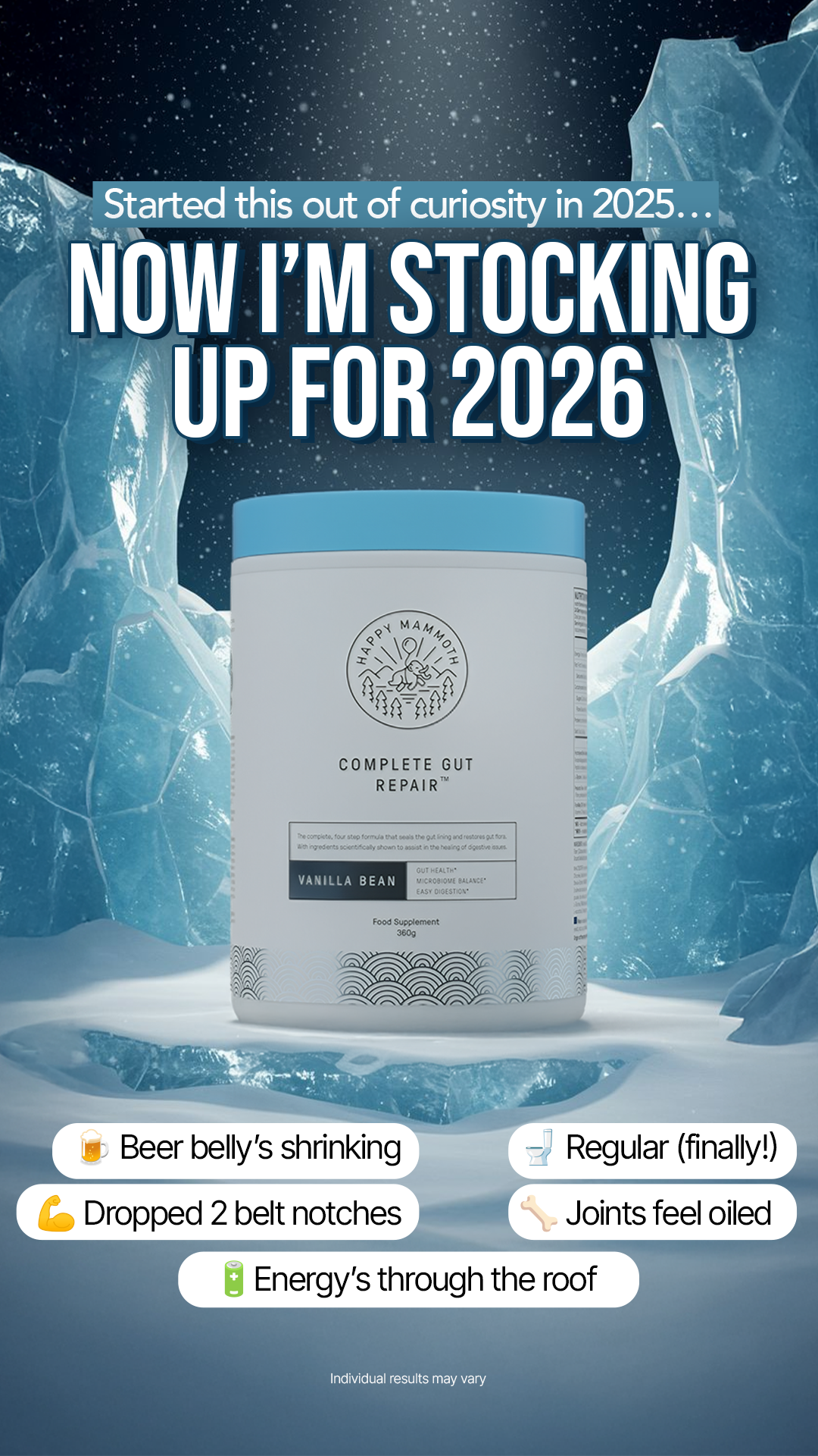 Oh my Gut Facebook ad from Mar 5, 2026
