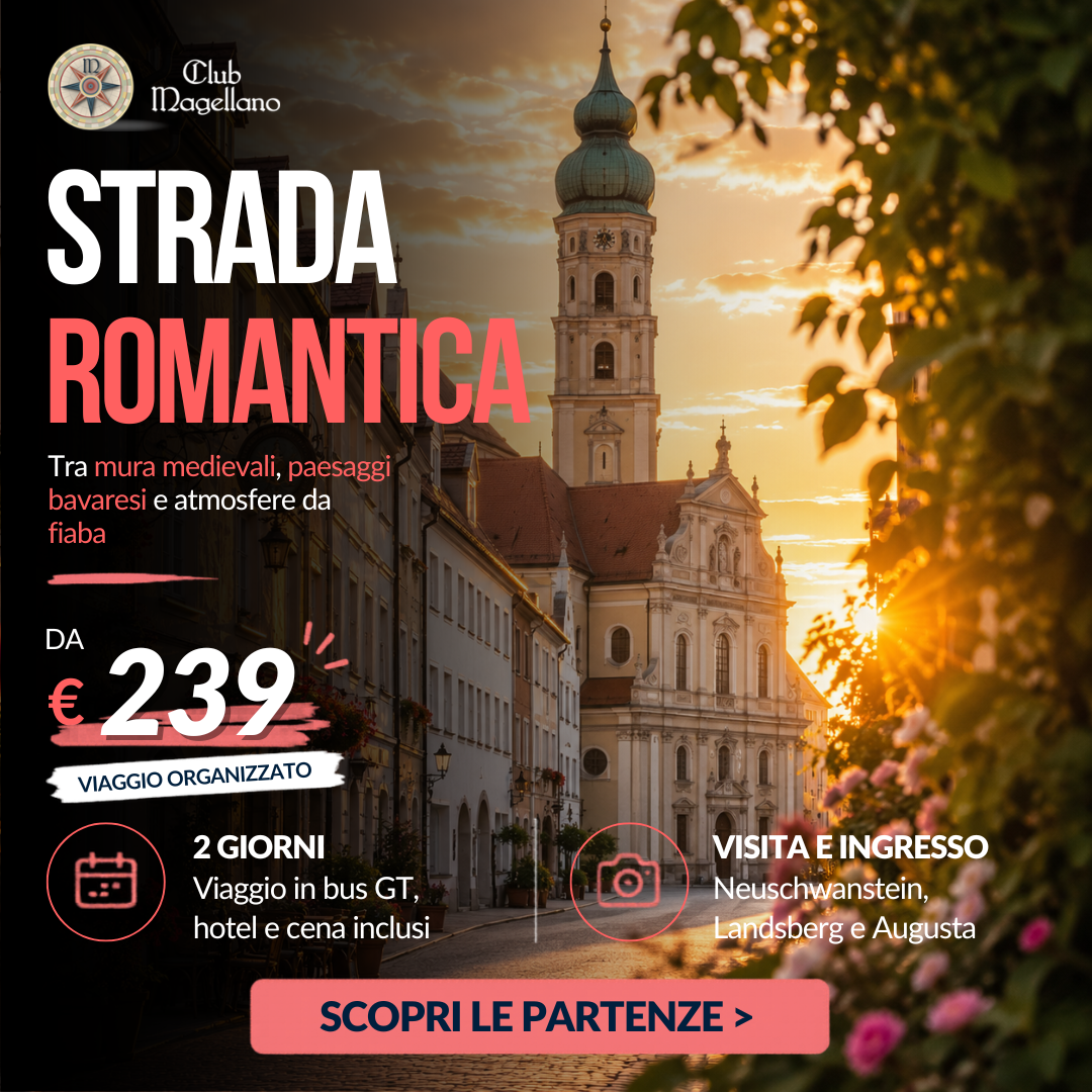 CLUB MAGELLANO Facebook ad: Tour Strada Romantica alla scoperta delle bellezze della…