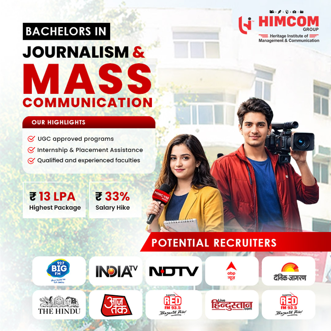 Heritage Institute of Management & Communication(HIMCOM) Facebook ad: Your Media Career Starts Here!
