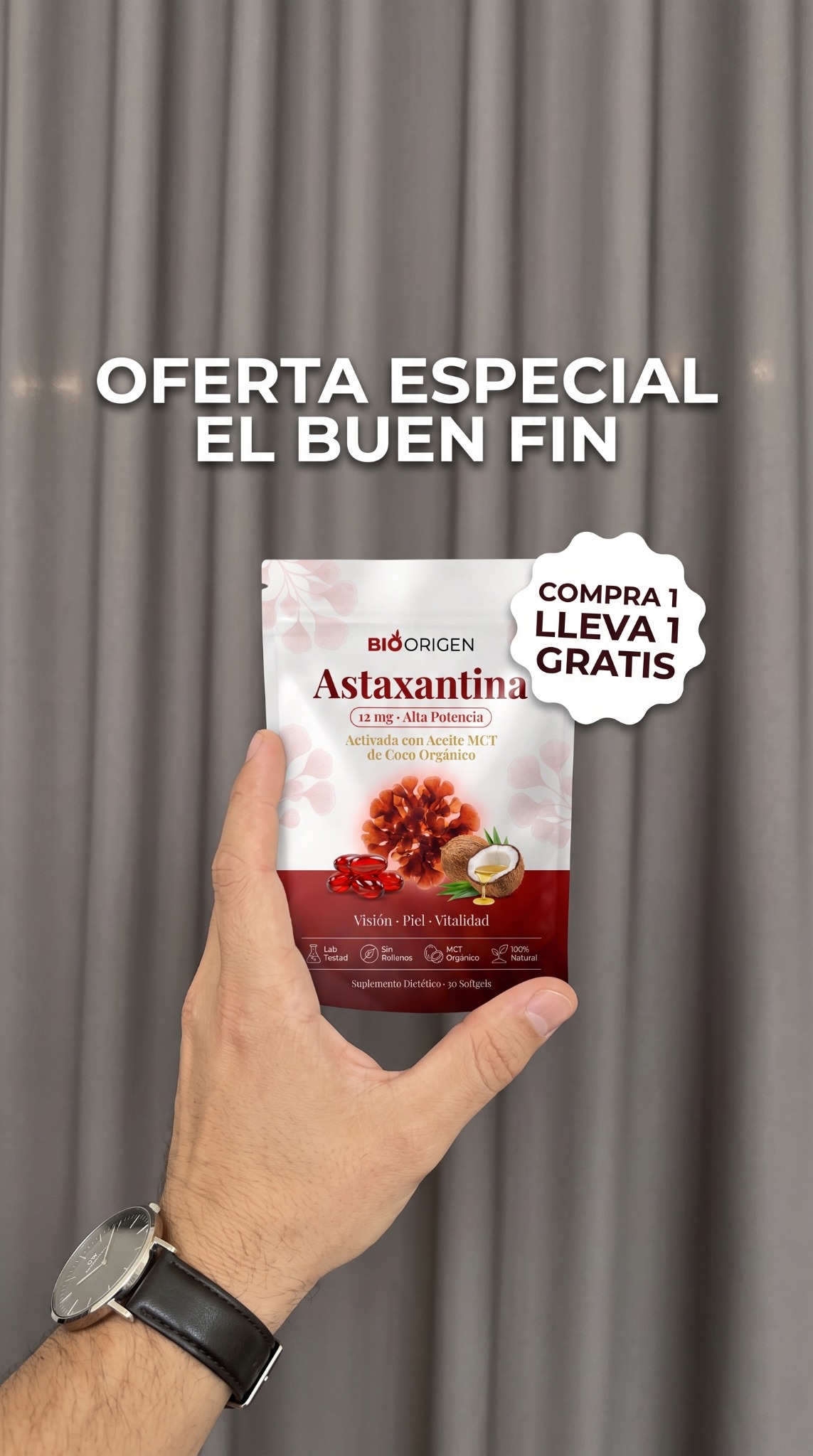 Trybiorigen Facebook ad: El antioxidante más potente de la naturaleza justo aquí!