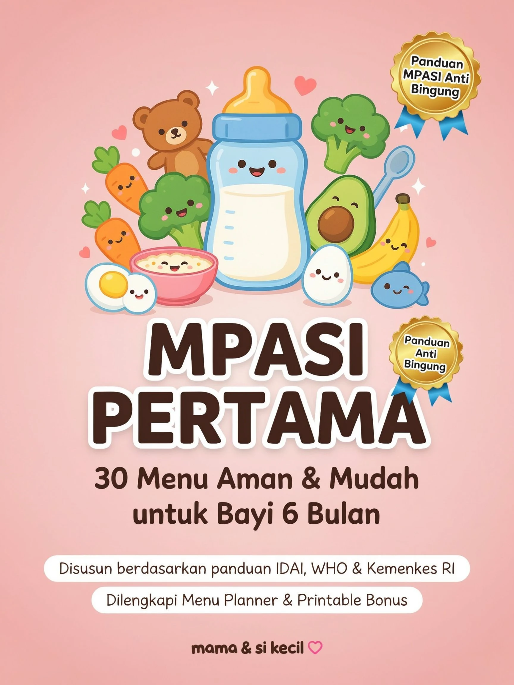 Moma and Baby Facebook ad: Panduan MPASI 6 Bulan, Hari per Hari