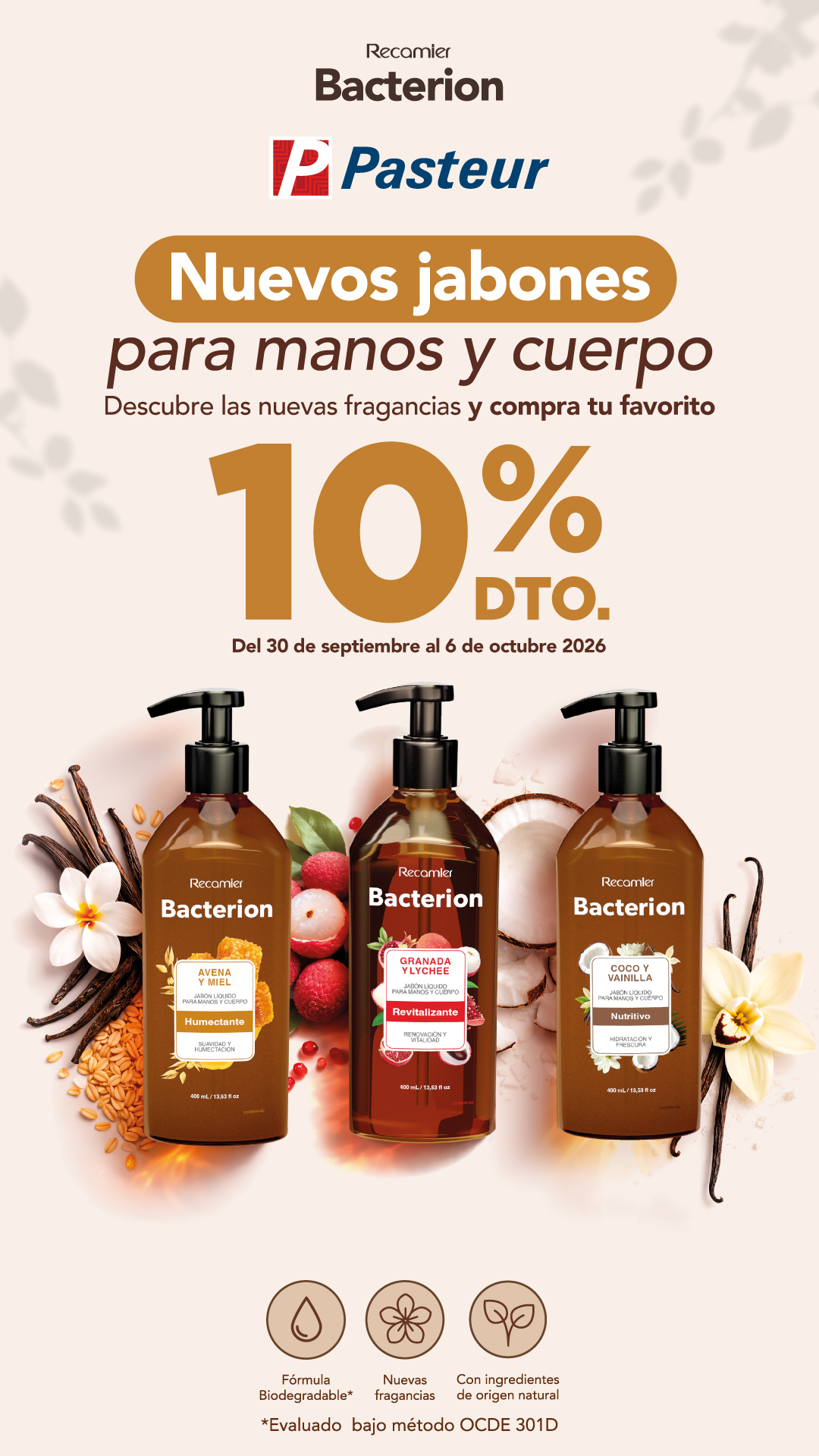 Farmacias Pasteur Facebook ad: Hasta 10%cto