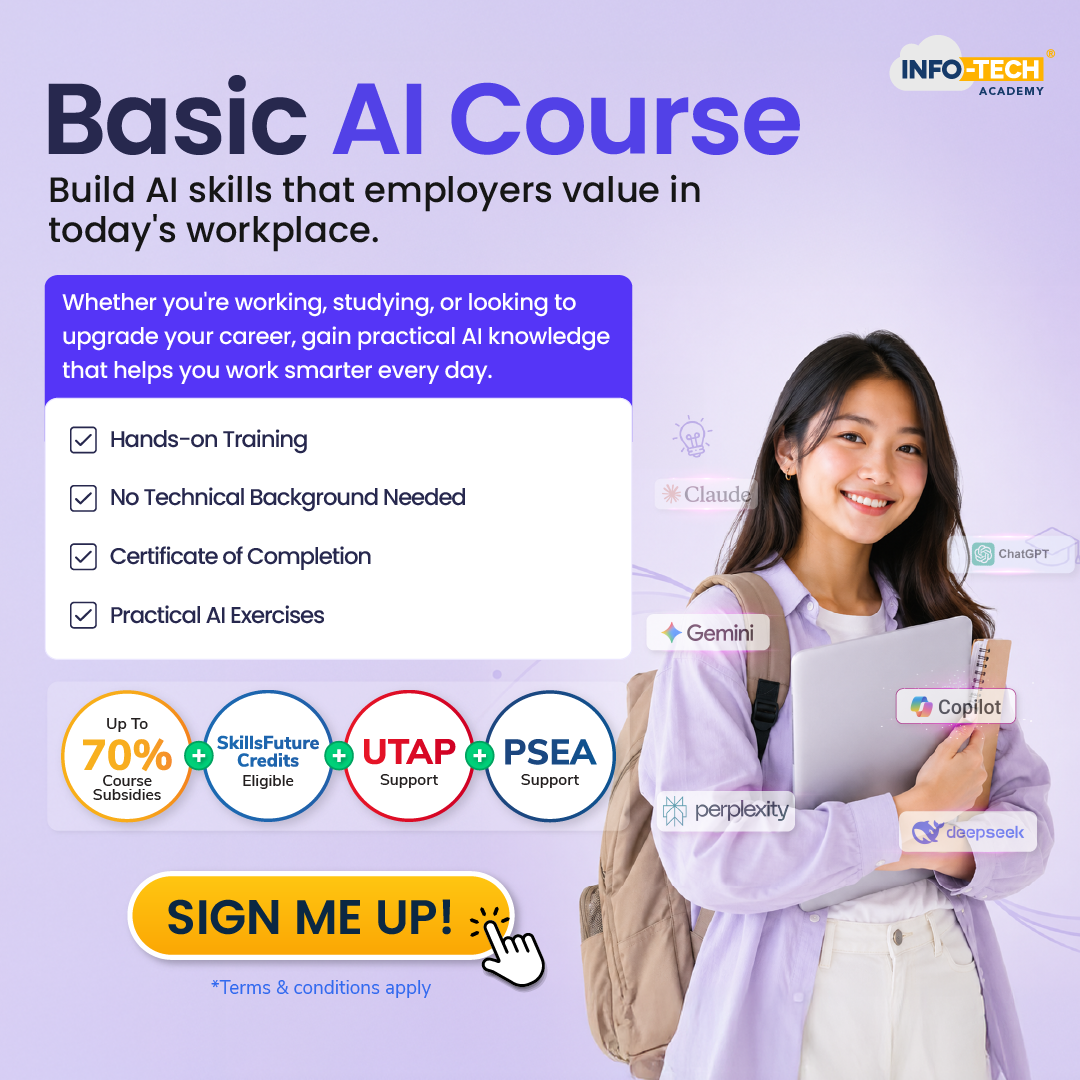 Info-Tech Academy Facebook ad
