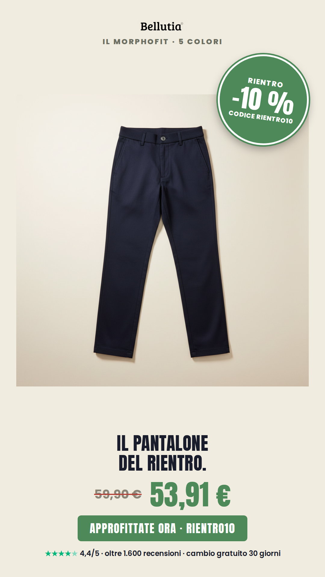Bellutia Italia Facebook ad
