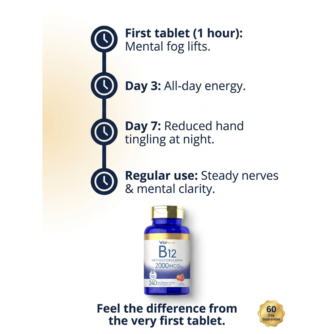 The Wellbeing Note UK Facebook ad: B12 for diabetics that bypasses the gut entirely