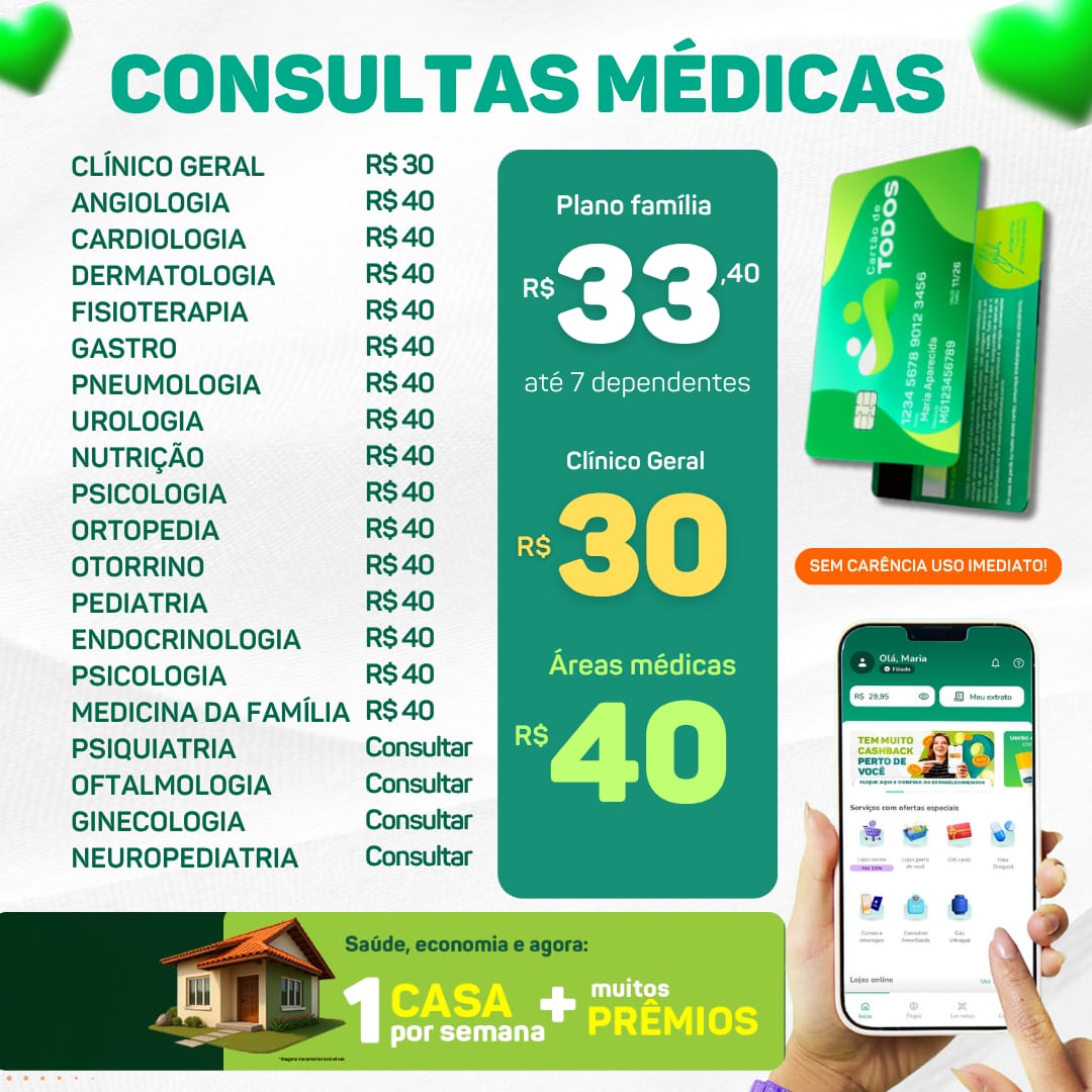 Cartão de TODOS RJ Centro/ZS Facebook ad from Jun 1, 2026