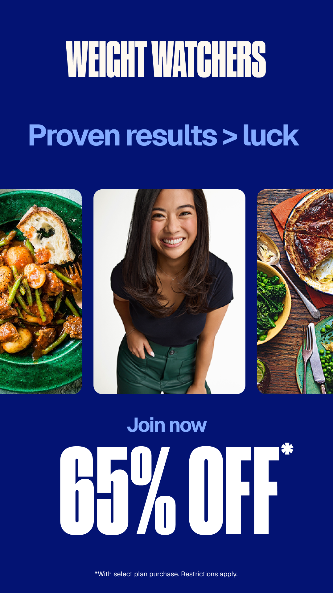 WeightWatchers Facebook ad