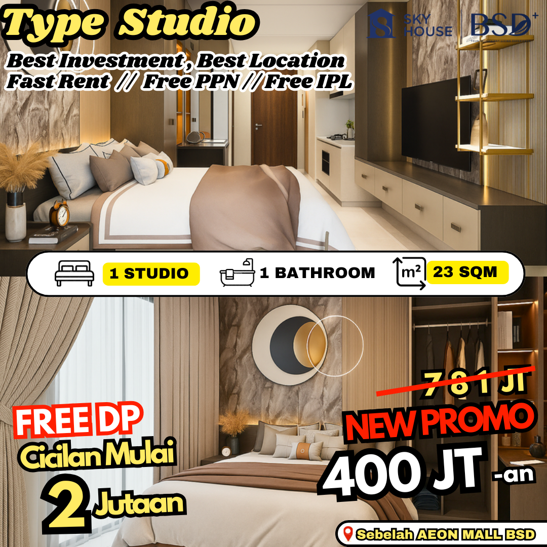 Skyhouse.co.id Facebook ad: BSD PRIME APARTMENT, HIGH DEMAND UNIT