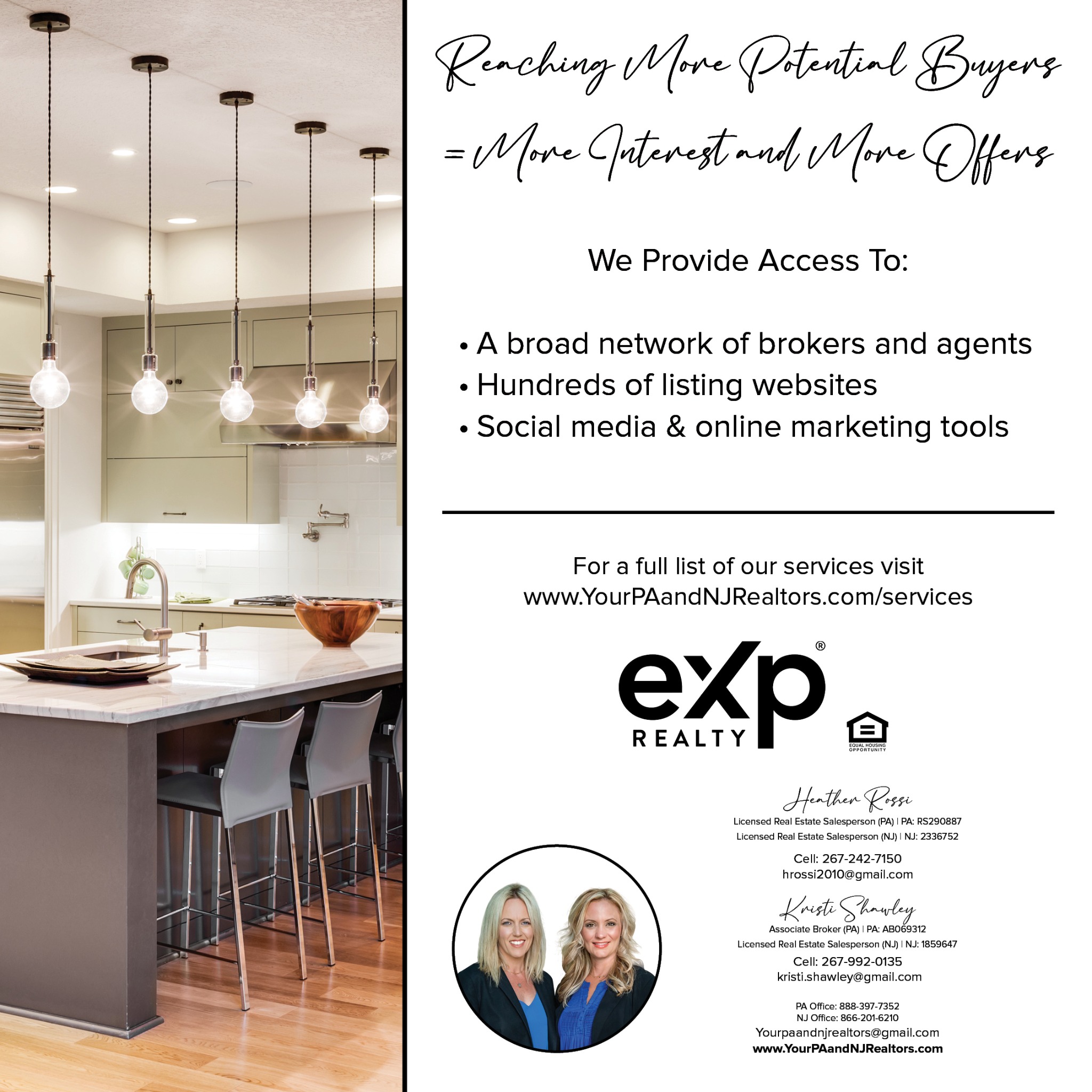 Precision One Realty Group Facebook ad: Message or Call (267) 242-7150 | (267) 992-0135 | (888)…
