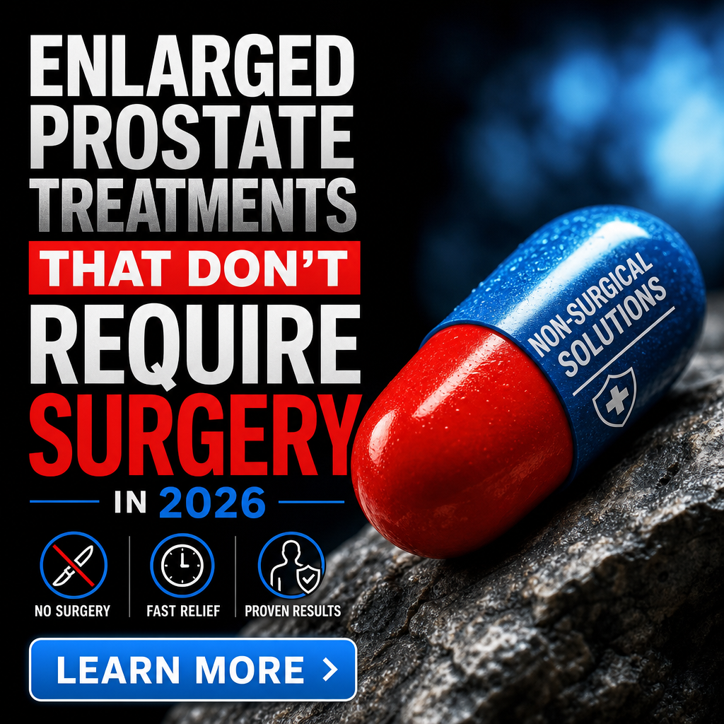 Anything Neat - Aesthetics Facebook ad: Enlarged Prostate Treatments That Don't Require Surgery in…