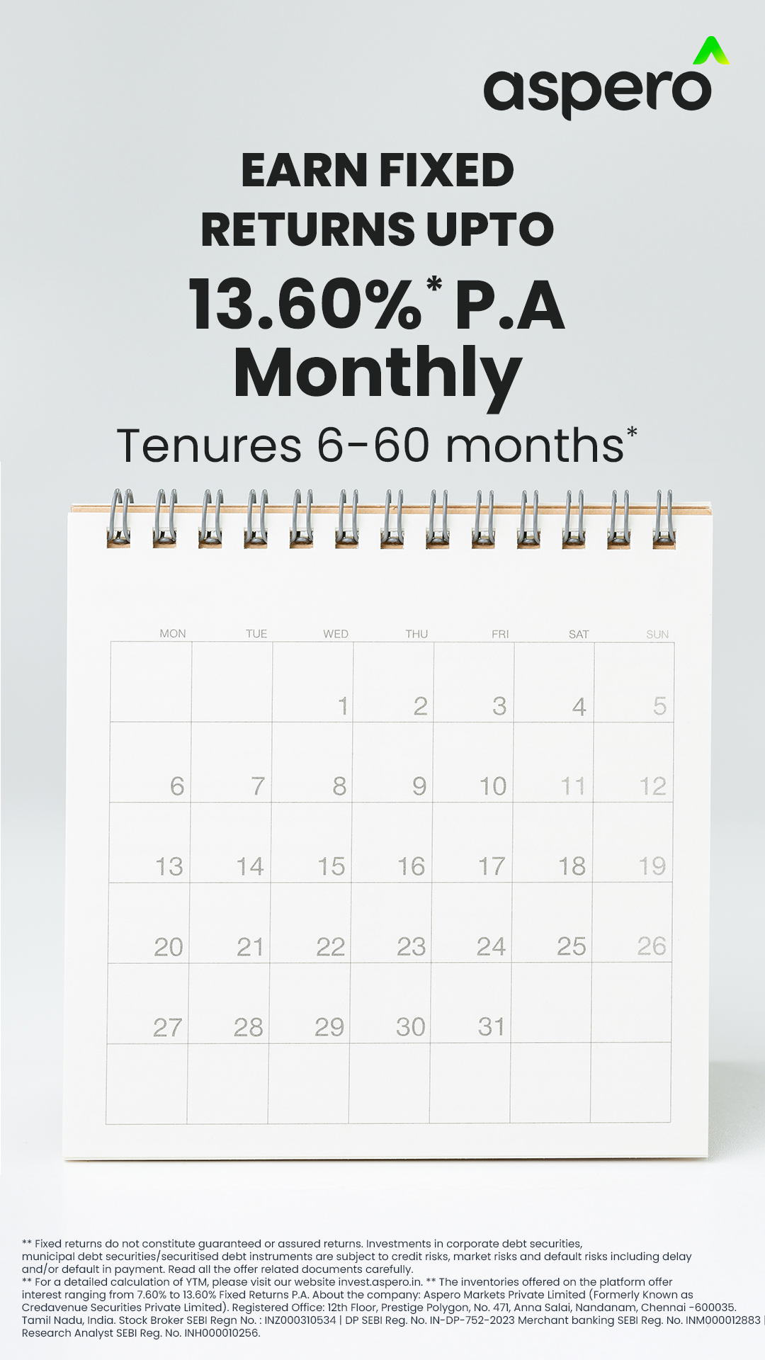 Aspero Facebook ad from May 5, 2026