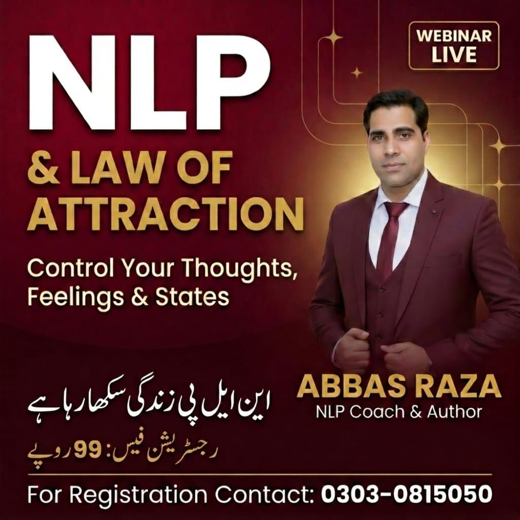 Abbas Raza Coach&Trainer Facebook ad: REPROGRAM YOUR MIND.