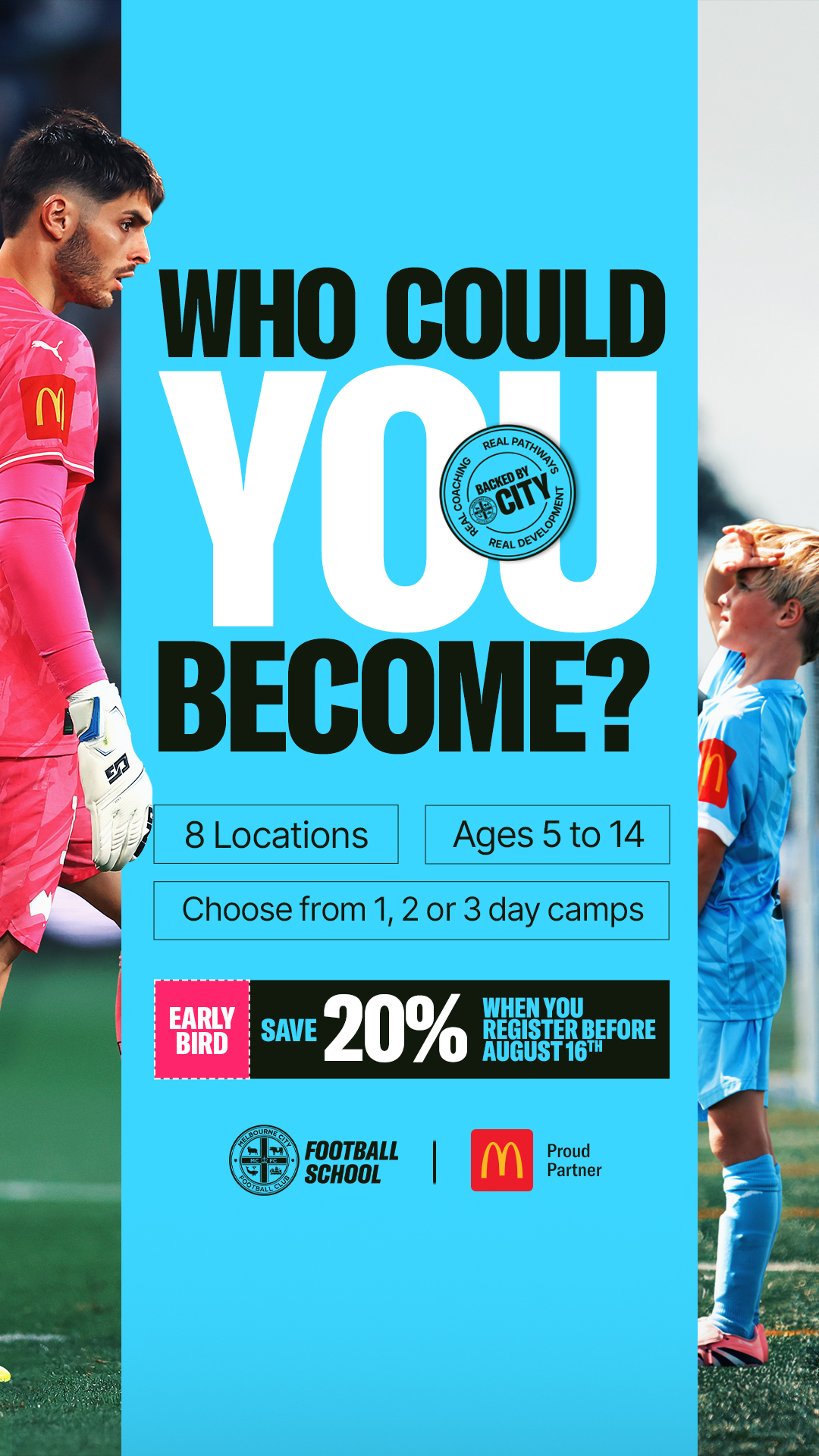 Melbourne City FC Facebook ad from Aug 4, 2026