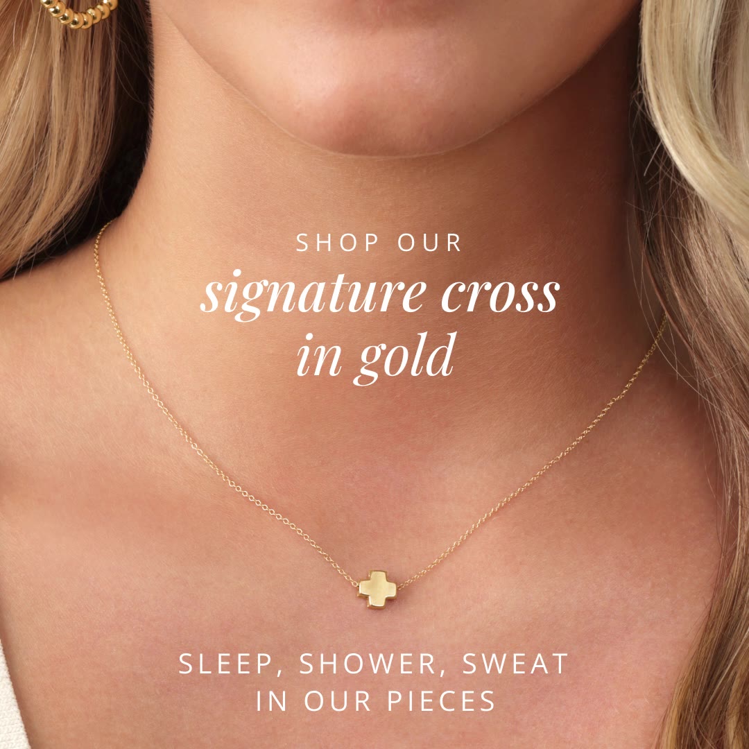 enewton design Facebook ad: affordable gold jewelry