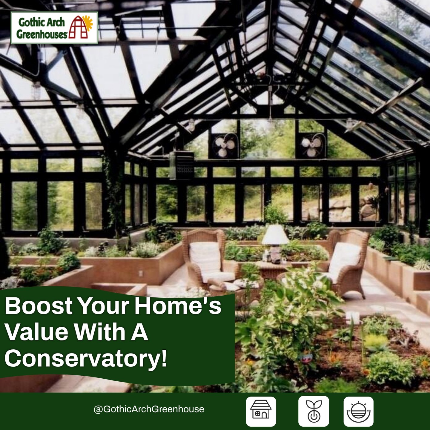 Gothic Arch Greenhouses Facebook ad