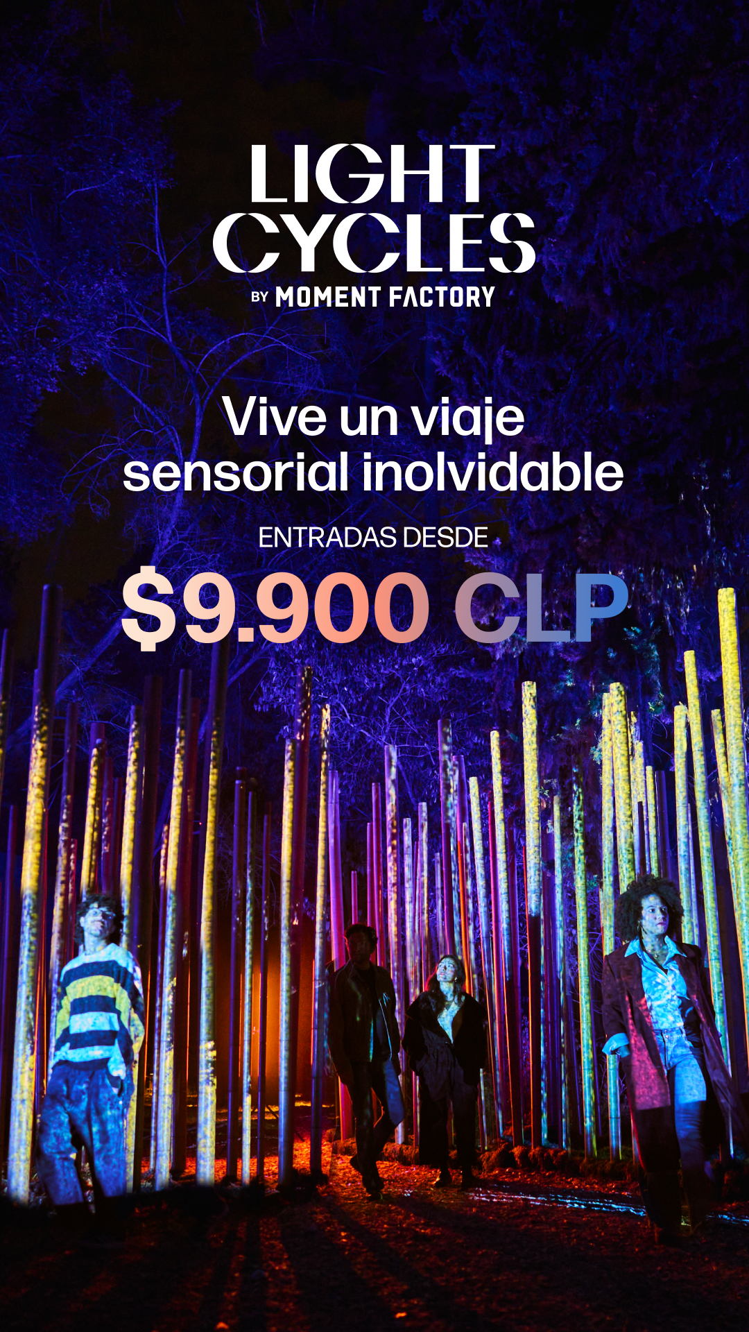 Light Cycles Experience Facebook ad from May 7, 2026
