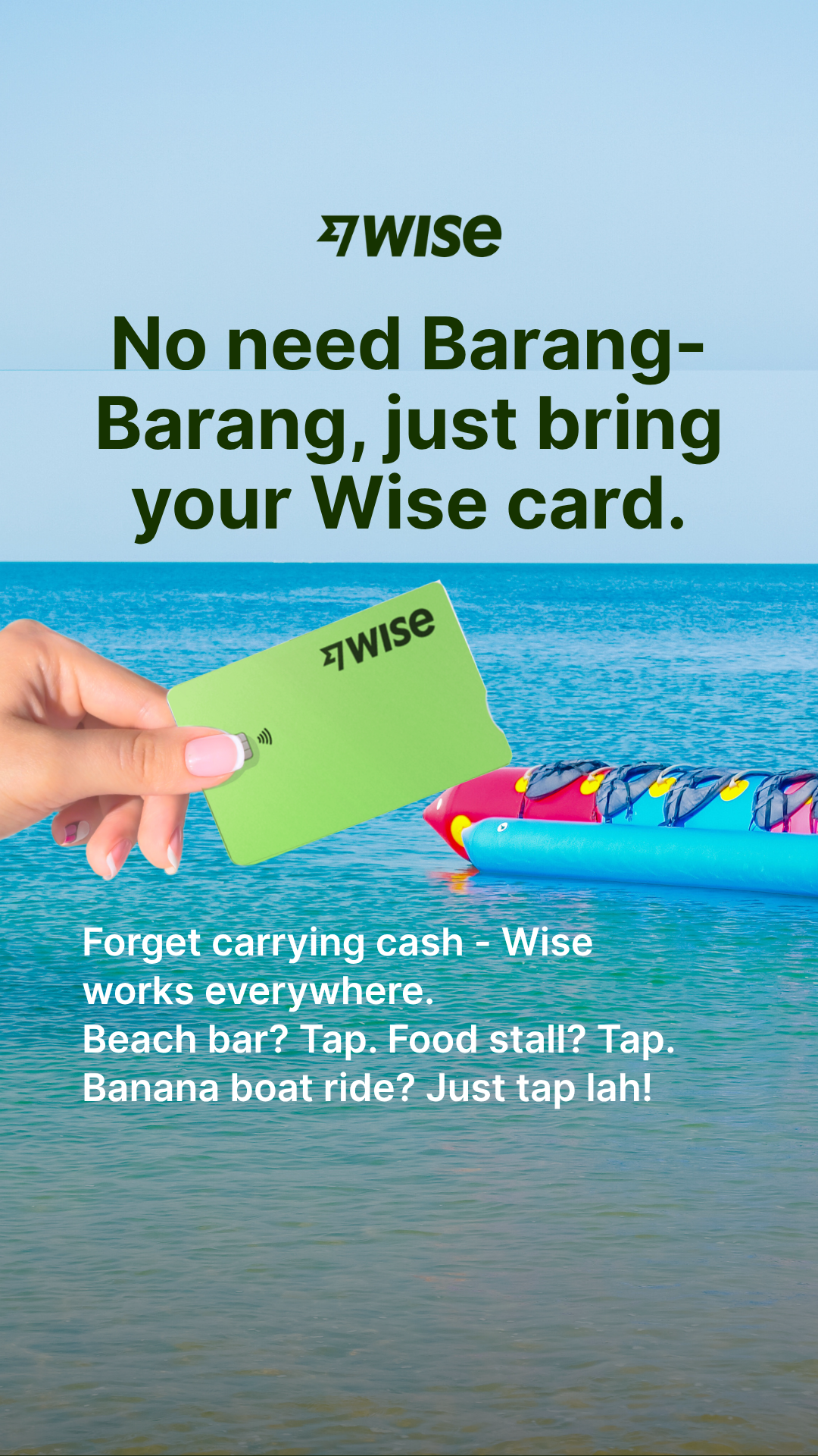 Wise Facebook ad