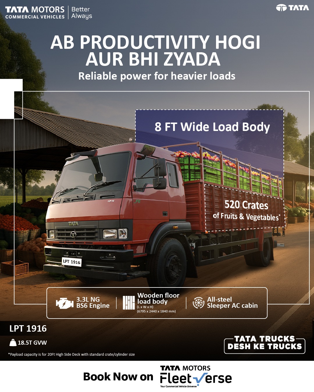 TATA Motors Fleet Verse Facebook ad