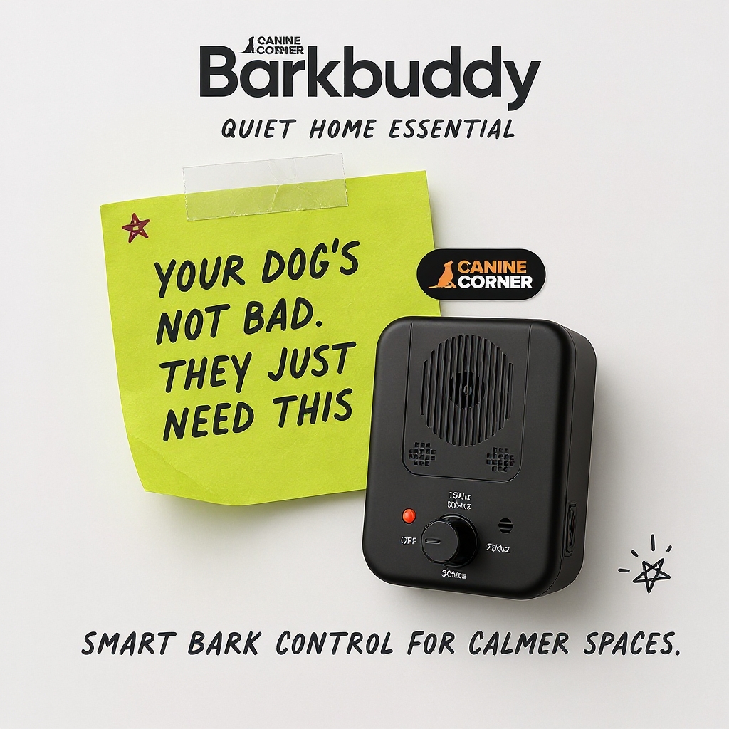 Canine Corner Australia Facebook ad: Not a bad dog. Just a loud one.
