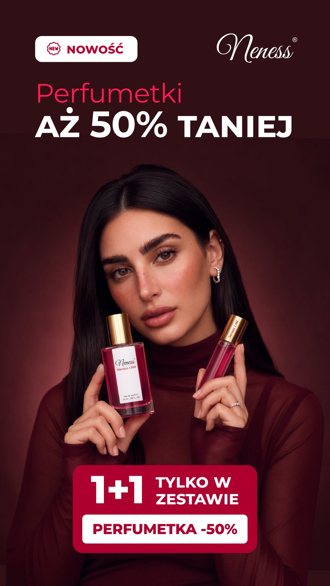 Neness.pl - Twoja Perfumeria Facebook ad: Inspirowane kultowymi zapachami.