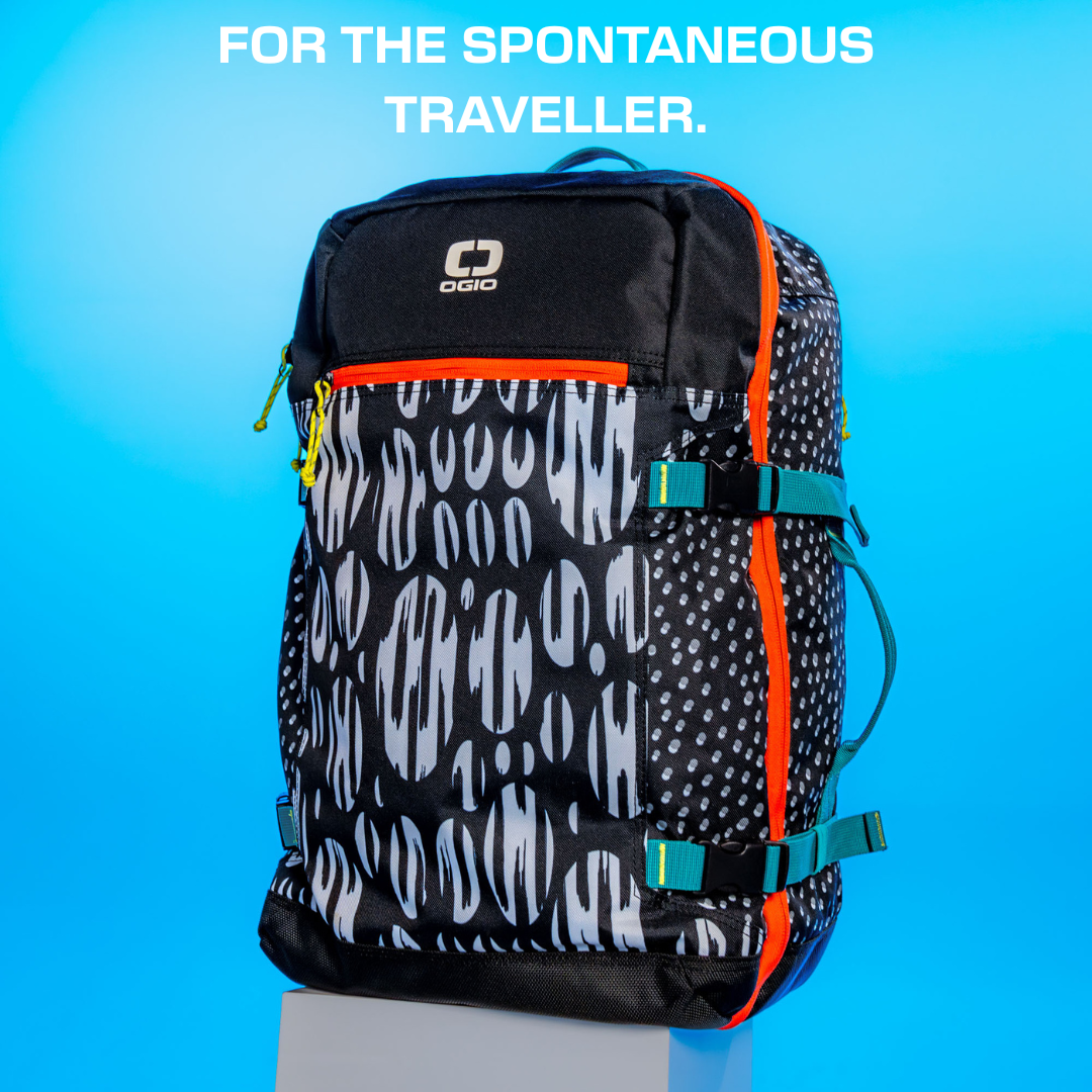 OGIO Australia & New Zealand Facebook ad: One Bag. Three Ways to Travel.