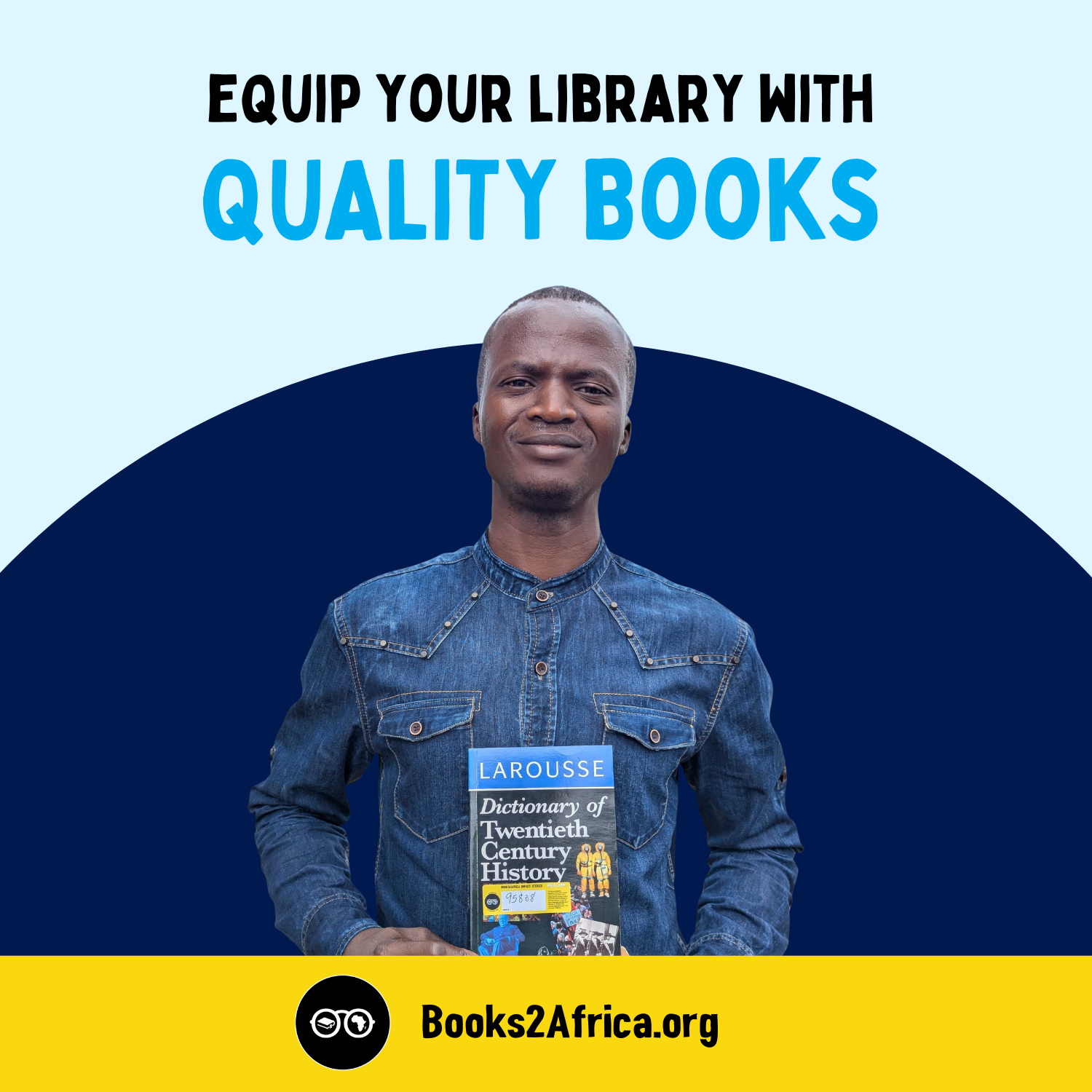 Books2Africa UK Facebook ad from Feb 6, 2026