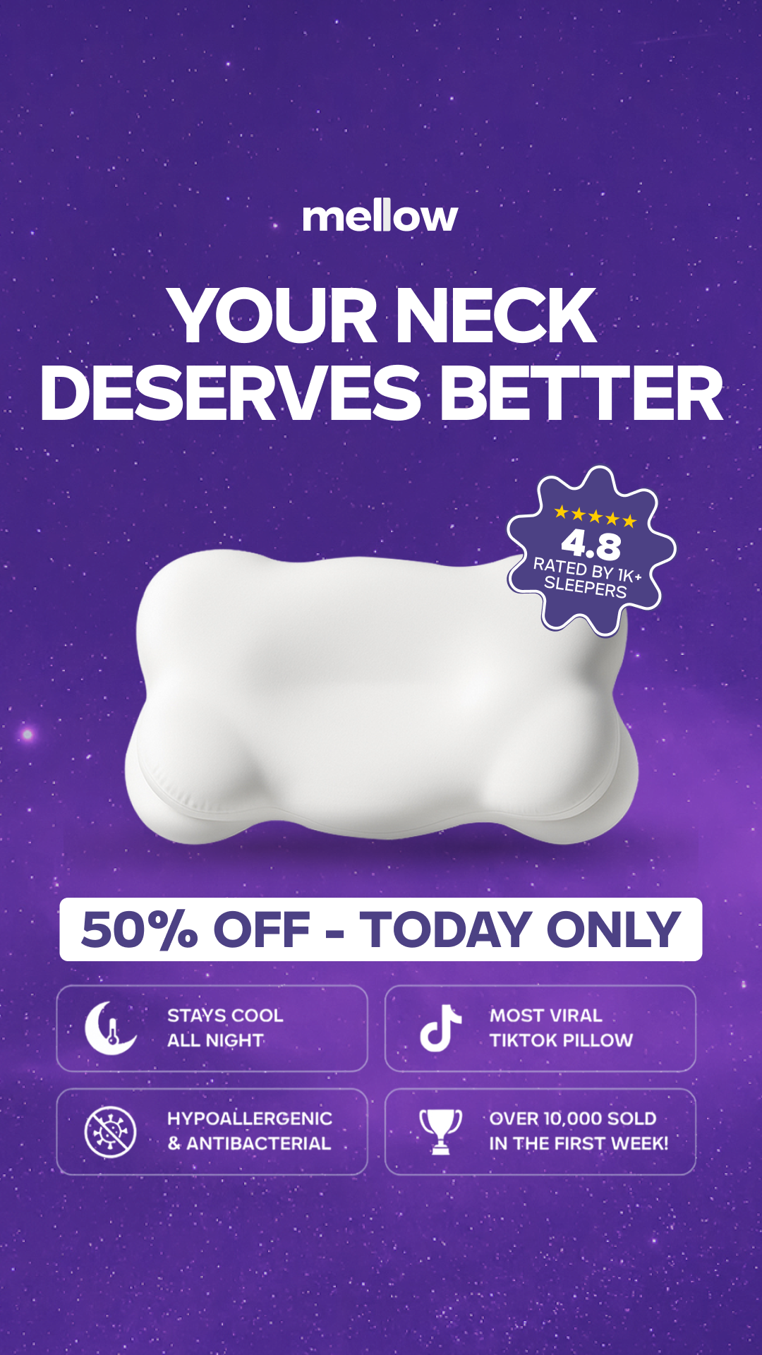Mellow Sleep Facebook ad