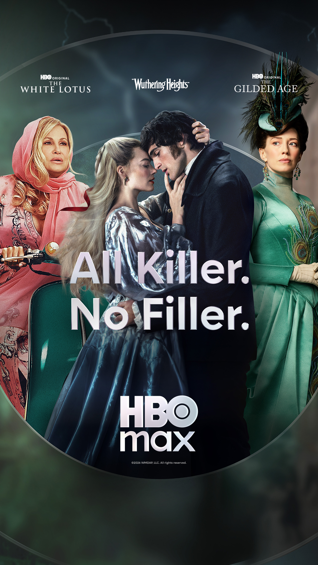 HBO Max Facebook ad: HBO Max - All Killer. No Filler.