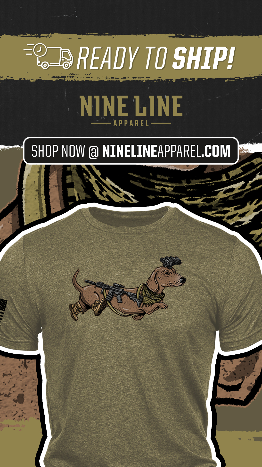 Nine Line Apparel Facebook ad