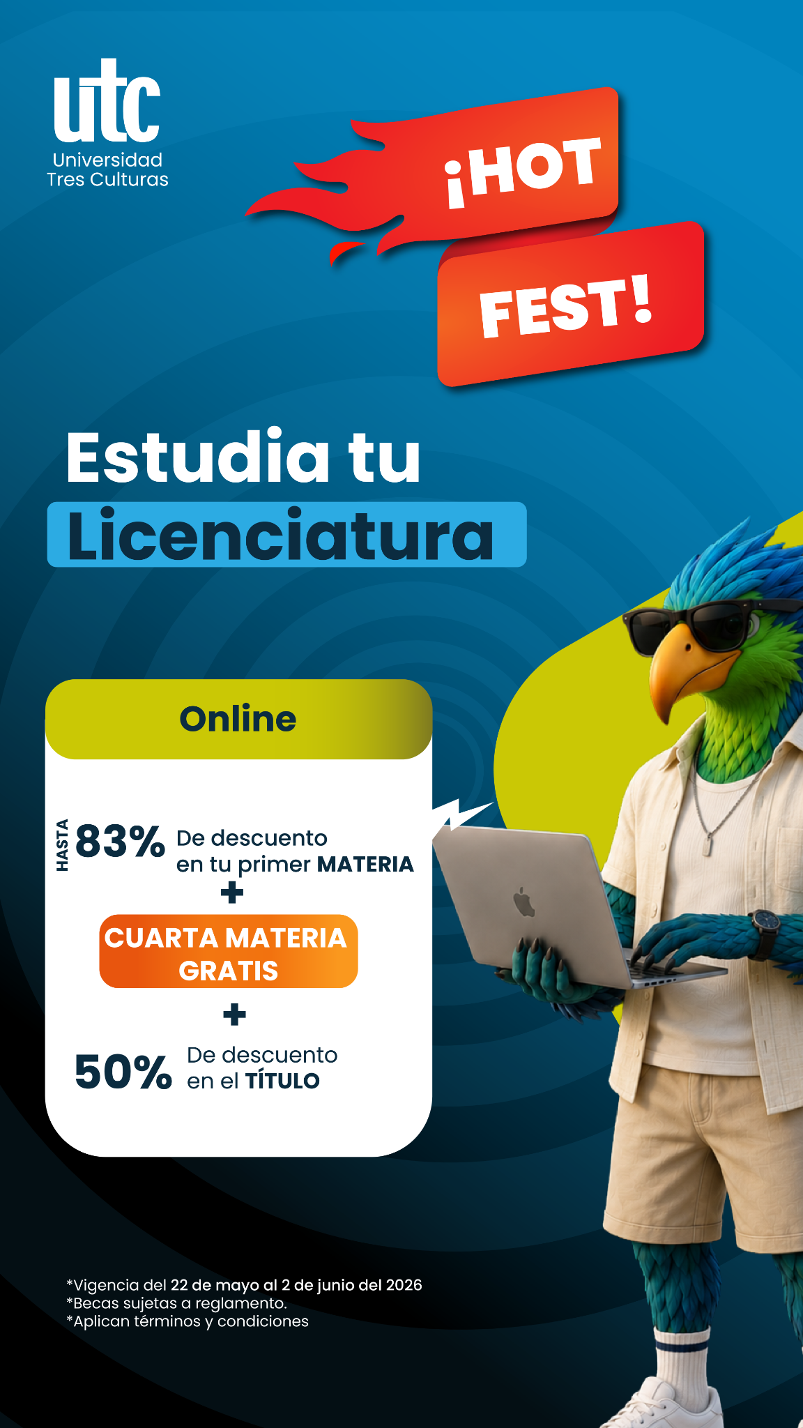 Universidad Tres Culturas - UTC Facebook ad
