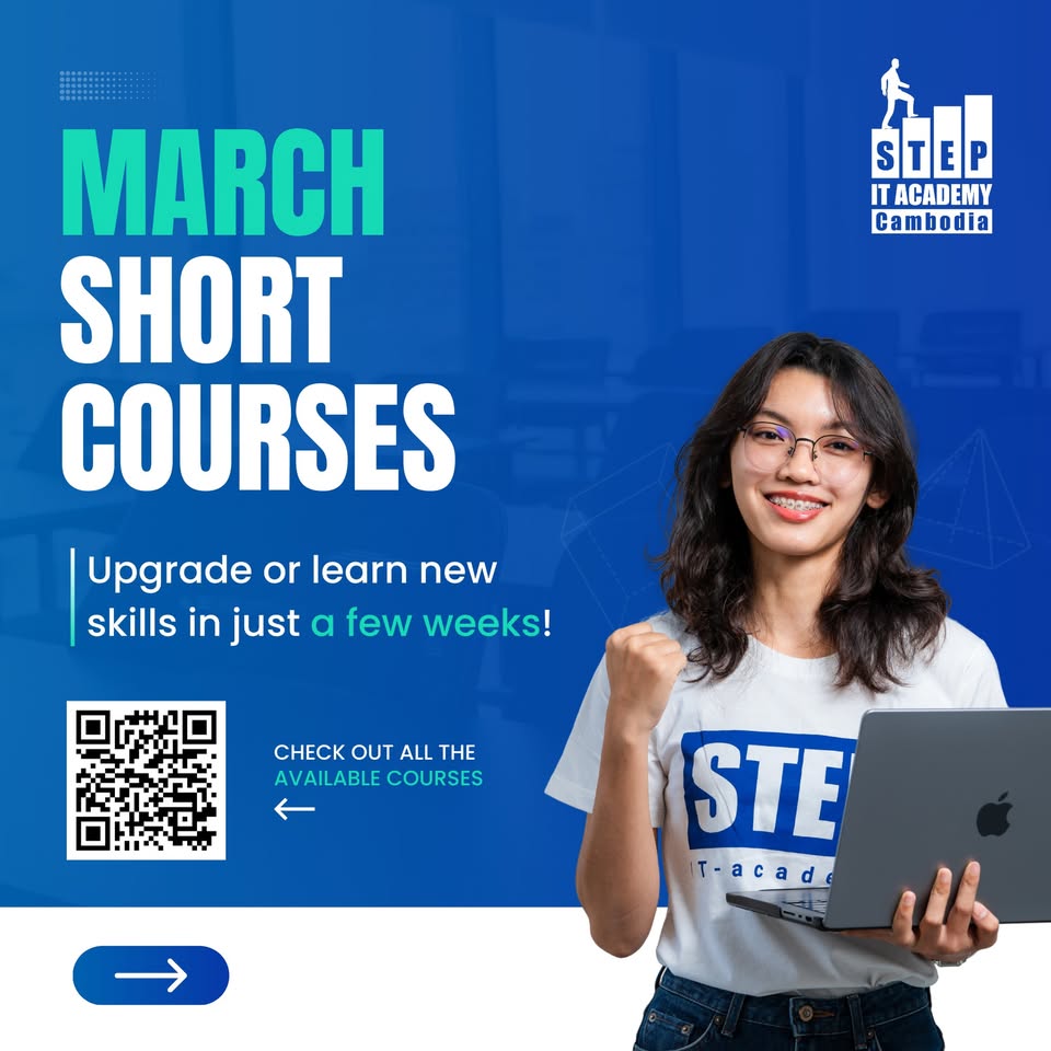 Computer Academy STEP Cambodia Facebook ad