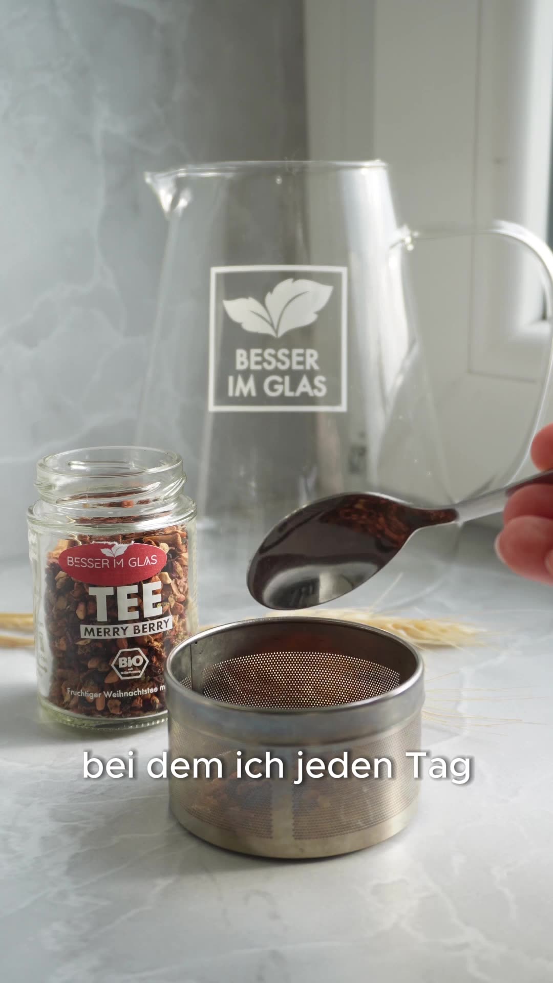Besser im Glas Facebook ad from Aug 23, 2025