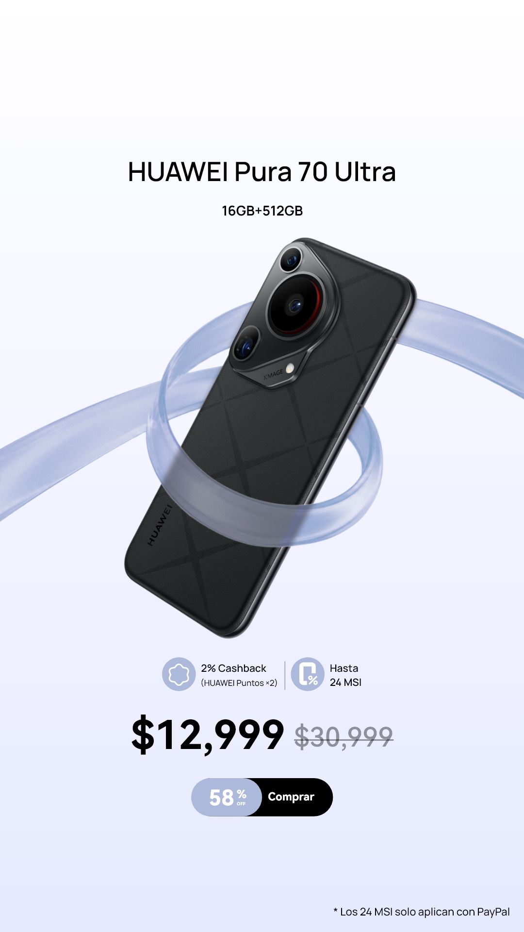 Huawei Mobile Facebook ad
