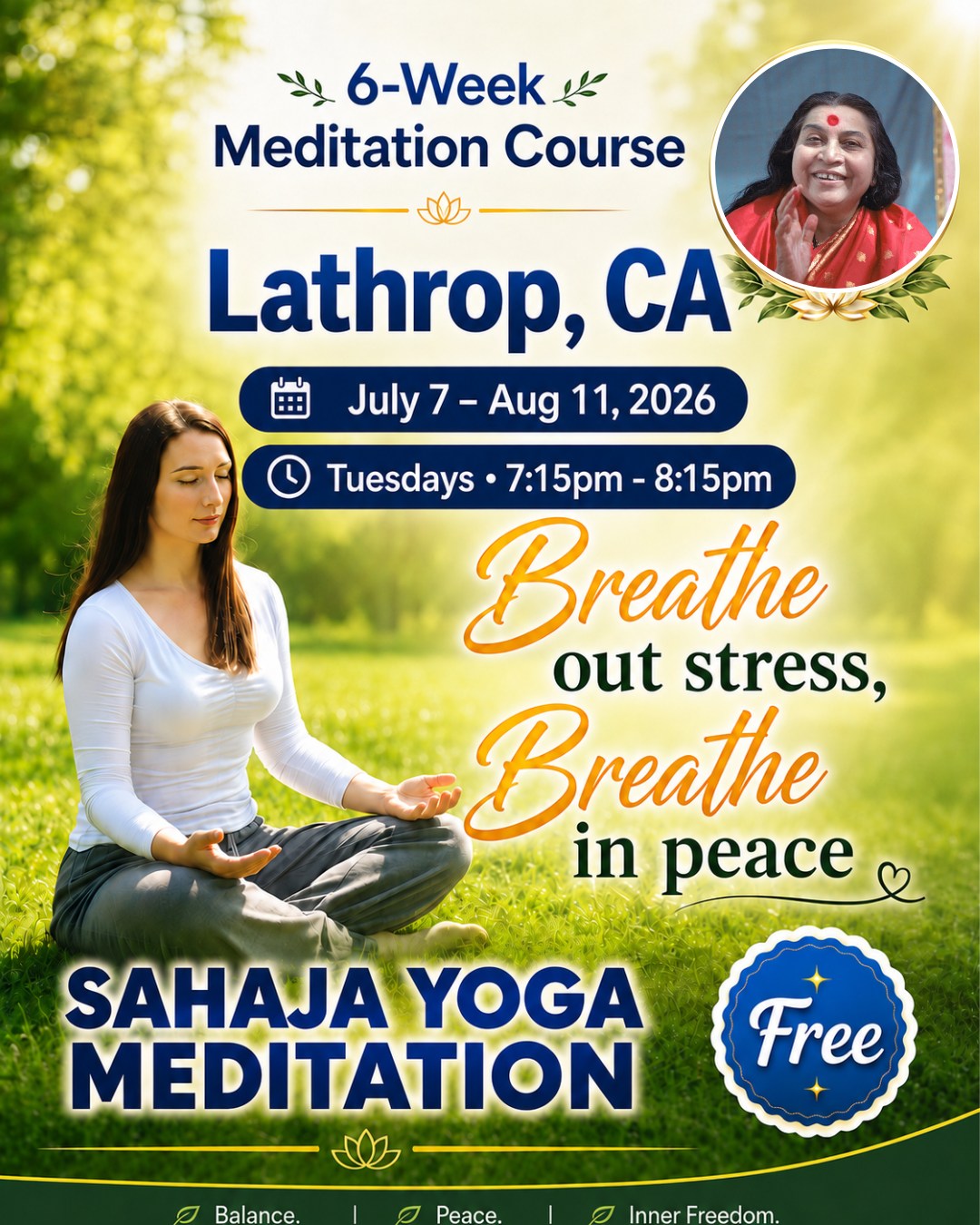 Sahaja Yoga Meditation Facebook ad