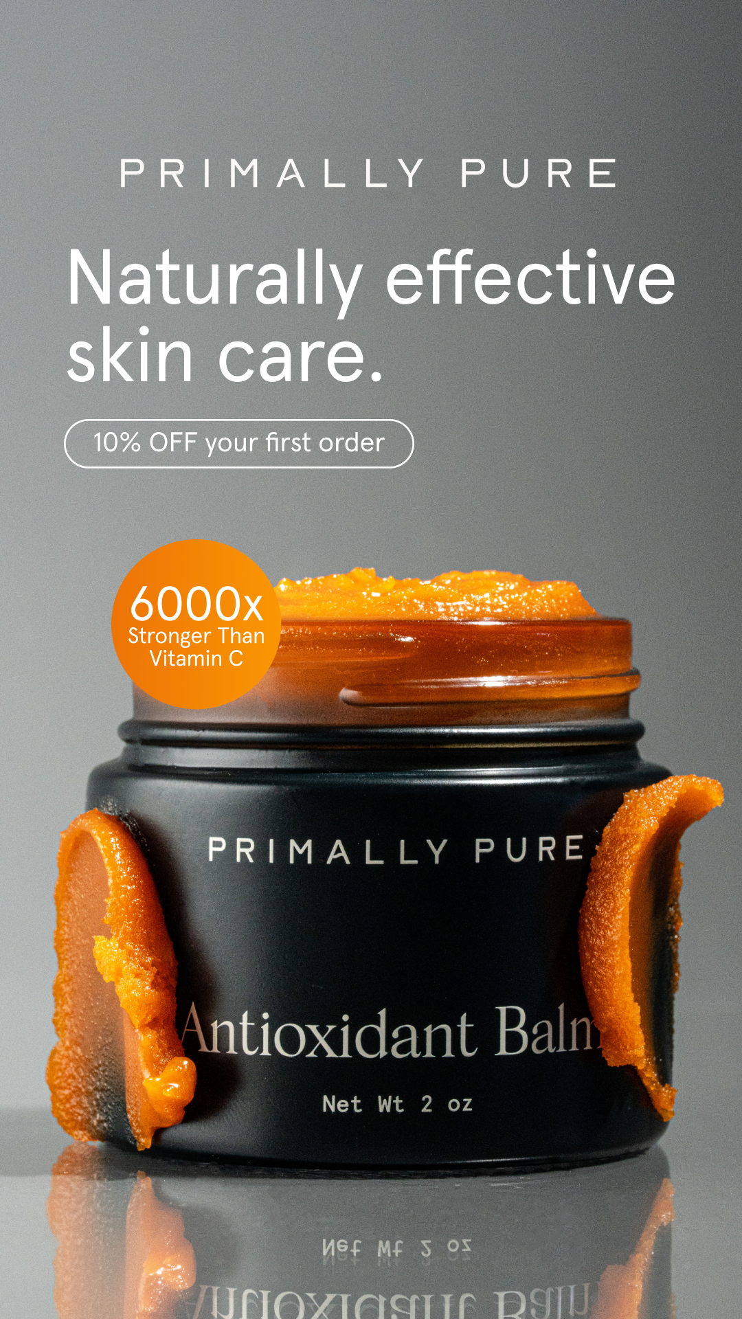 Primally Pure Skincare Facebook ad