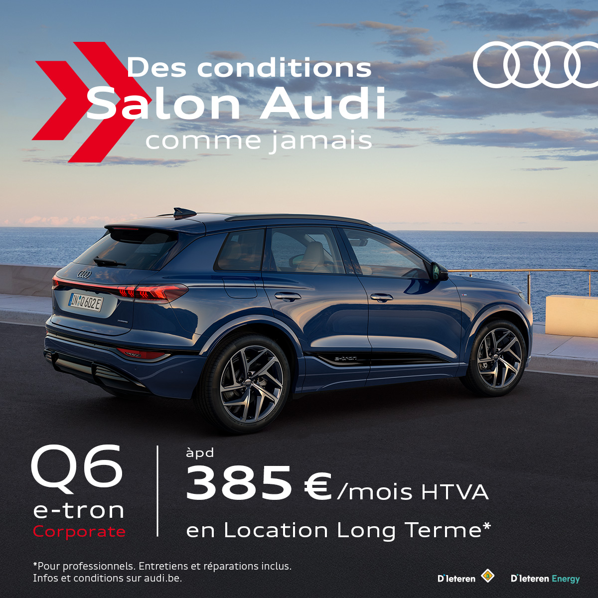 Audi Belgium Facebook ad