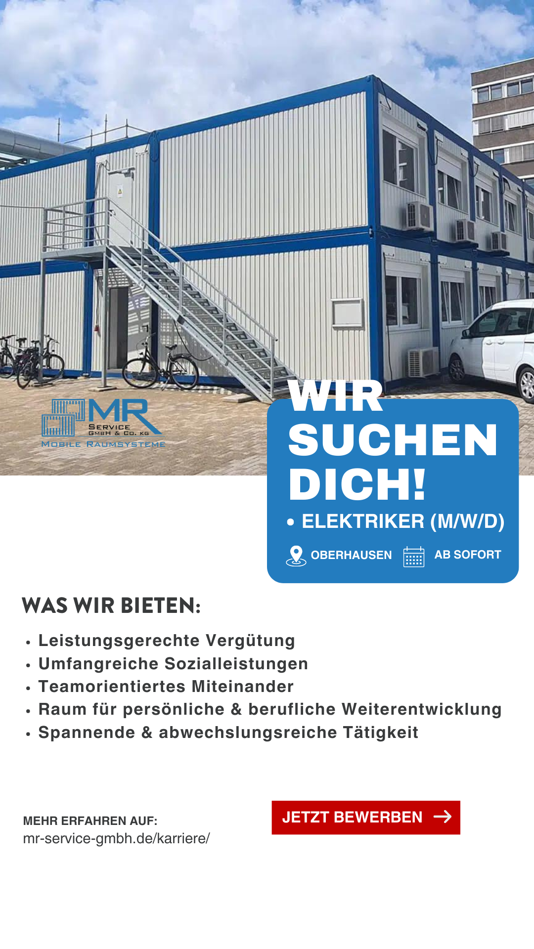 MR Service GmbH & Co. KG Facebook ad from Sep 9, 2025