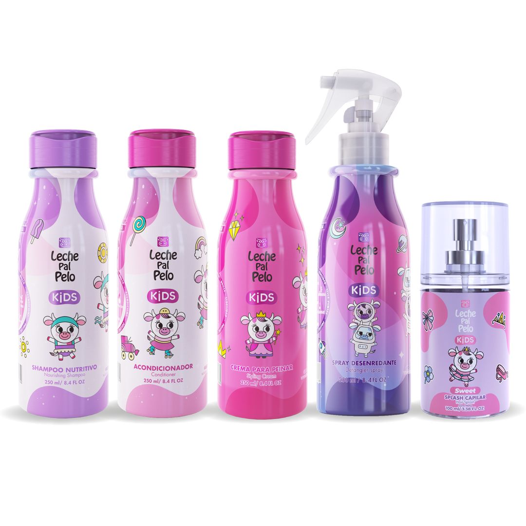 Leche Pal Pelo Facebook ad: Una rutina para cada tipo de cabello