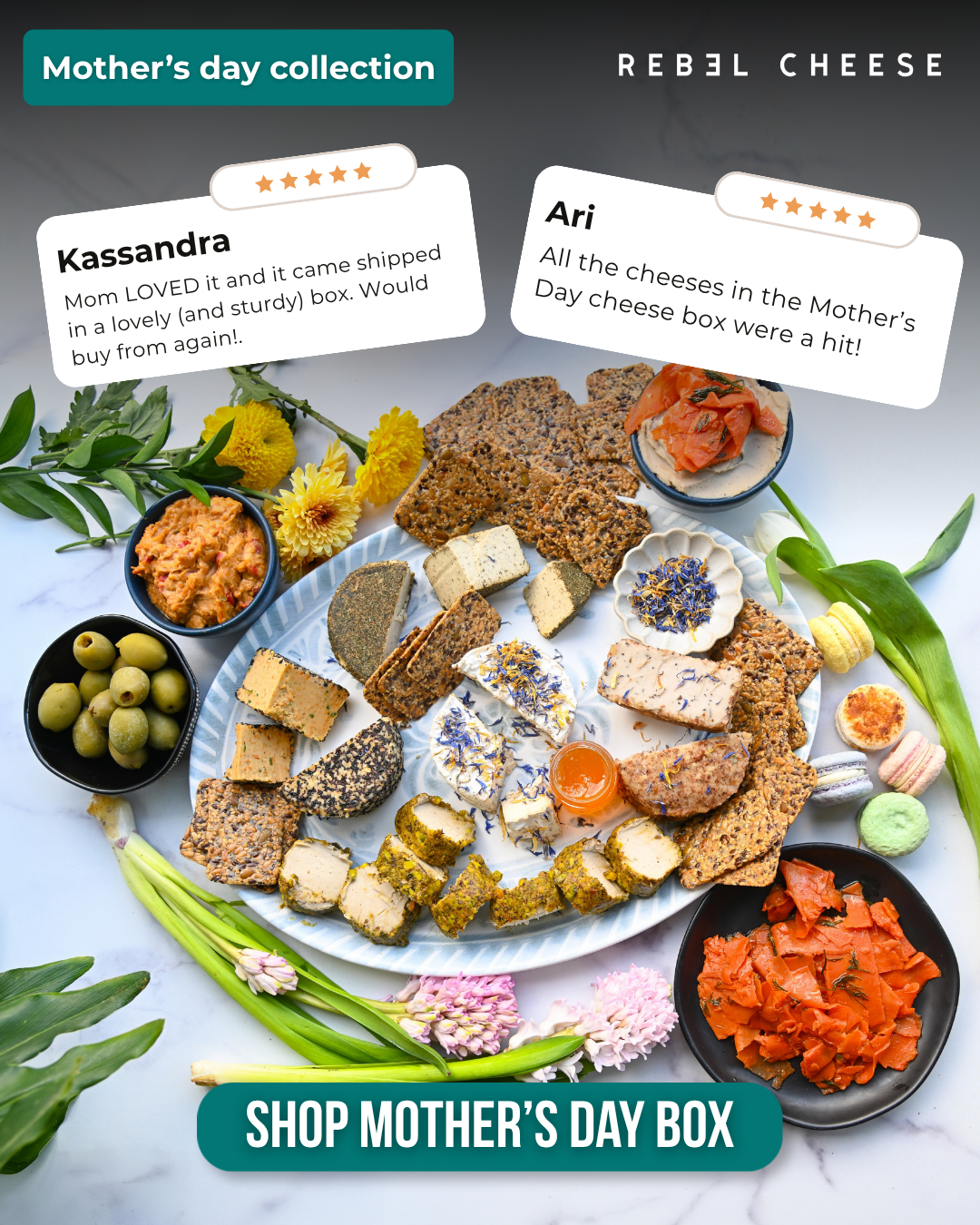 Rebel Cheese Facebook ad