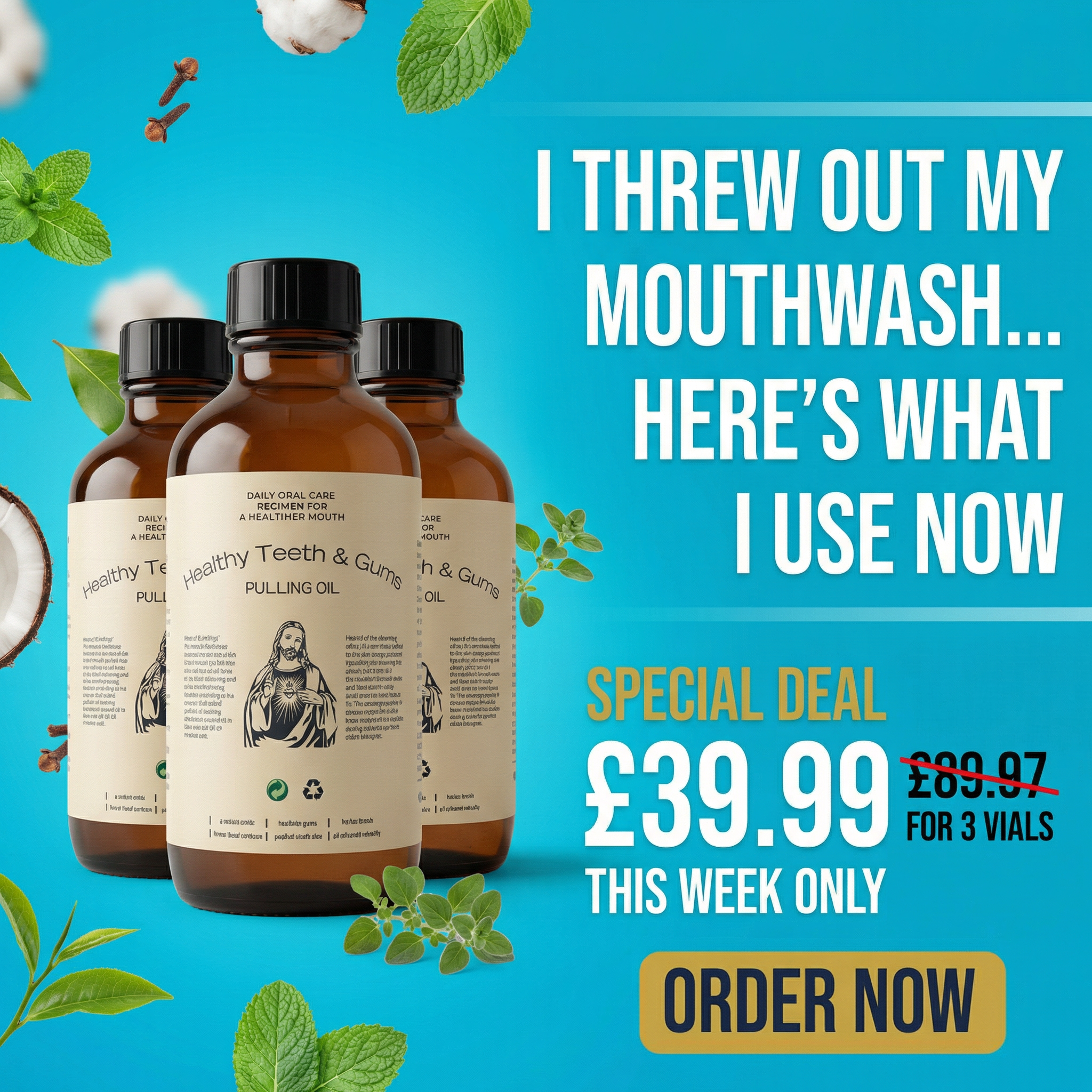 Holymouthwash Worldwide Facebook ad: I checked every label except this one