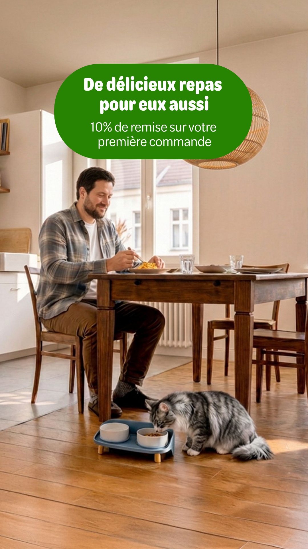 zooplus Facebook ad: Nourriture et accessoires pour animaux