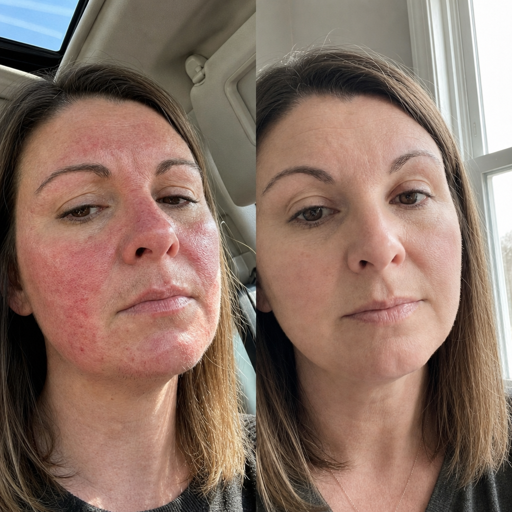 Rosacea Reset Facebook ad: Rosacea Isn't Skin Deep