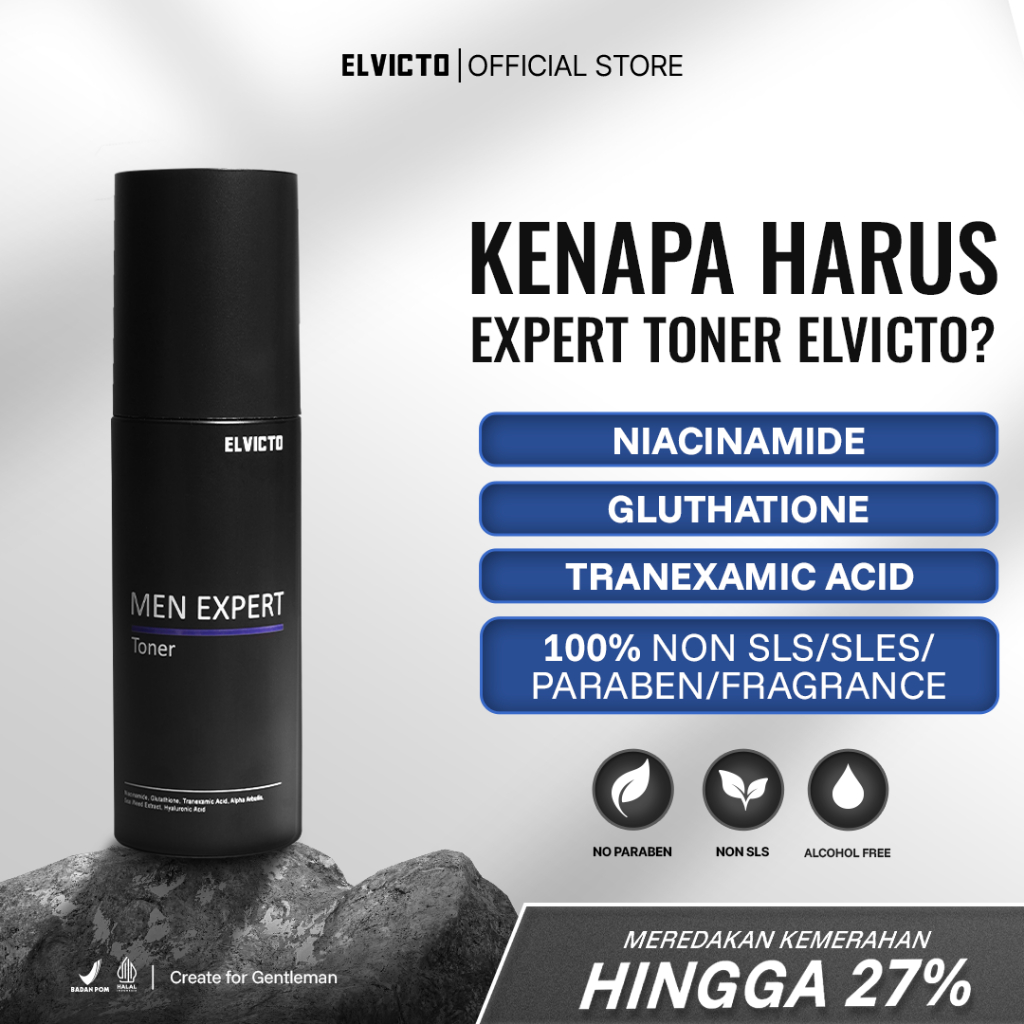 Elvicto Skincare Pria Facebook ad
