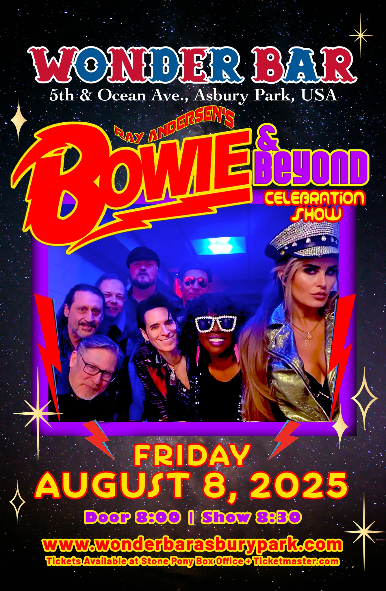 Kyle Brendle Facebook ad: BOWIE & BEYOND @ WONDER BAR - FRI…