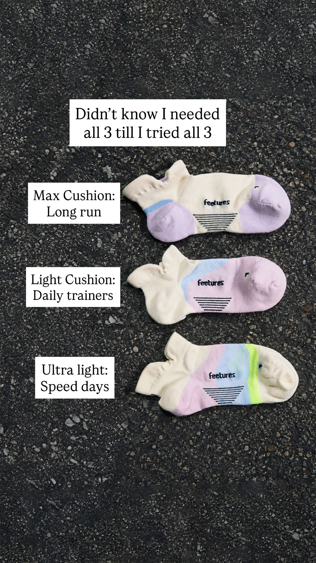 Feetures Facebook ad