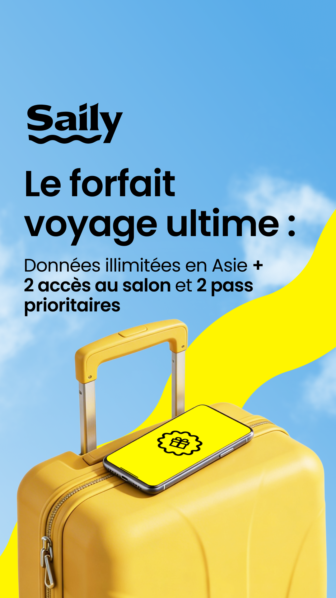 Saily Facebook ad