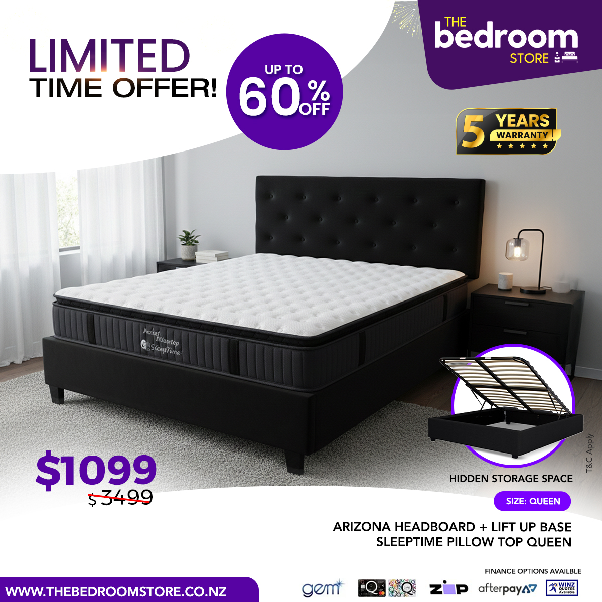 The Bedroom Store - Mt Wellington Facebook ad