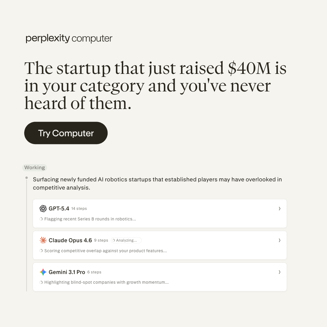 Perplexity AI Facebook ad